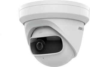 DS-2CD2345G0P-I 4MP 180° Panoramic Ultra Wide Viewing Angle Fisheye Dome POE IP Camera 30ft Night Vision Indoor