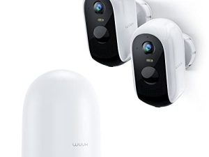 WUUK 2 Cameras for Home Security Outdoor Wireless WiFi