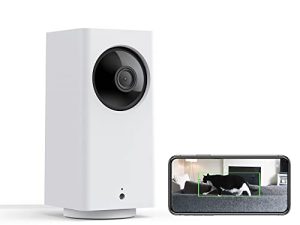 Wyze Cam Pan v2 360° Pet Camera with Phone App 2.4GHz Wi-Fi Plug-in PTZ Indoor Smart Security Camera for Dogs Cats Baby Elderly Monitoring