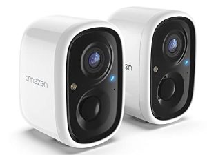 TMEZON Security Camera Wireless Outdoor 2 Pack