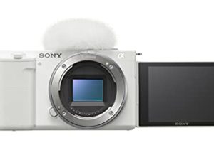 Sony Alpha ZV-E10 - APS-C Interchangeable Lens Mirrorless Vlog Camera - White