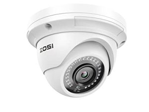 ZOSI 5MP Add-on POE IP Camera H.265+ Outdoor Indoor Dome Camera with Night Vision ONLY Work with ZOSI POE Surveillance Camera System and NVR (Model: ZR16DK