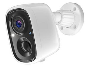 GMK [2023 Upgraded Version] Security Cameras Wireless Outdoor 1080P Battery Powered WiFi Cameras Color Night Vision 2-Way Audio AI Motion Detection for Home Security with Cloud/SD IP65 Weatherproof