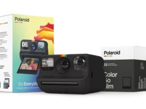 Polaroid Go Everything Box Black Camera and Black Frame Instant Film Bundle (6215)