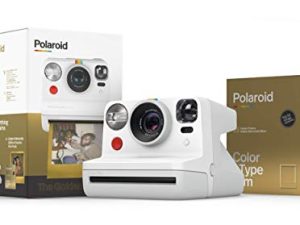Polaroid Originals Now I-Type Instant Camera - The Golden Gift Box - Camera+Film Bundle (6093)
