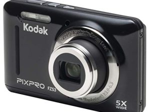 Kodak PIXPRO Friendly Zoom FZ53-BK 16MP Digital Camera with 5X Optical Zoom and 2.7" LCD Screen (Black)
