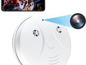 Kestanlora Hidden Camera Smoke Detector WiFi Spy Camera Hidden Cameras HD 1080P Wireless Small Camera with Night Vision and Motion Detection Spy Cameras for Home Security Nanny Cams