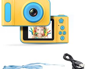 Acuvar Full 1080P Kids Selfie HD Compact Digital Photo and Video Rechargeable Camera with 2" LCD Screen