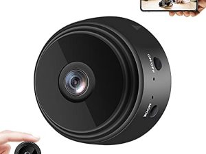 Hmude 2023 Upgraded Mini Camera HD 1080P Home Security Camera Detector - Indoor Camera Home Security Camera Wireless WiFi Camera