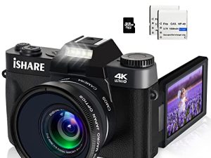 ISHARE 4K Digital Camera for Photography