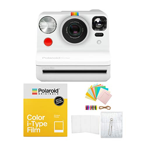 Polaroid Originals Now Viewfinder i-Type Instant Camera (White) with i-Type Films and Accessory Bundle (3 Items) Polaroid Originals Now Viewfinder i-Type Instant Camera (White) with i-Type Films and Accessory Bundle (3 Items)