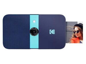 KODAK Smile Instant Print Digital Camera – Slide-Open 10MP Camera w/2x3 ZINK Printer (Blue)