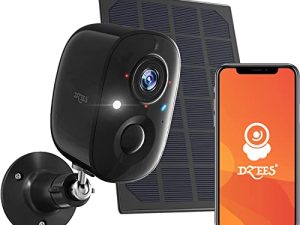Dzees 【Upgrade】 Solar Camera Security Outdoor Wireless
