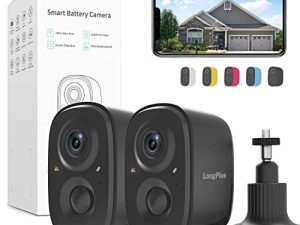 LongPlus 2 Pack Wireless Outdoor Security Camera