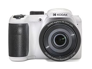 KODAK PIXPRO Astro Zoom AZ255-WH 16MP Digital Camera with 25X Optical Zoom 24mm Wide Angle 1080P Full HD Video and 3" LCD (White)