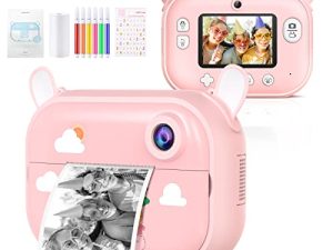 Tohsssik Instant Print Kids Camera for Girls 3-12