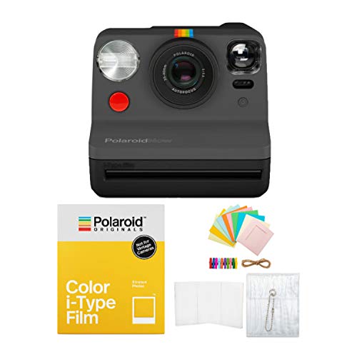 Polaroid Originals Now Viewfinder i-Type Instant Camera (Black) with i-Type Films and Accessory Bundle Polaroid Originals Now Viewfinder i-Type Instant Camera (Black) with i-Type Films and Accessory Bundle