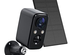 FOAOOD Security Camera Wireless Outdoor with Solar Panel Cameras for Home Security