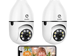 Light Bulb Security Camera 2 Pack