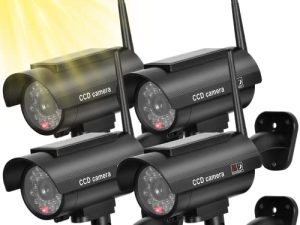 BNT Solar Powered Fake Security Camera