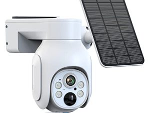 4G LTE Cellular Security Camera Outdoor Wireless with Solar Panel & SIM Card(Verizon AT&T T-Mobile)