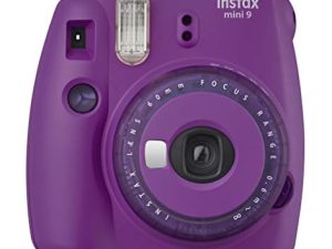 Fujifilm Mini 9 Instant Camera with Clear Accents (Purple)