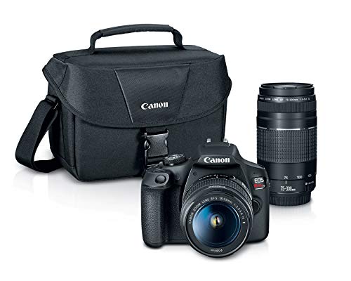 Canon EOS Rebel T7 DSLR Camera|2 Lens Kit with EF18-55mm + EF 75-300mm Lens Canon EOS Rebel T7 DSLR Camera|2 Lens Kit with EF18-55mm + EF 75-300mm Lens