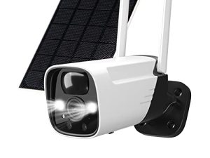 ELECCTV 2K Solar Security Camera Wireless Outdoor