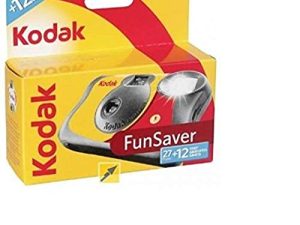 kodak 3920949 Fun Saver Single Use Camera with Flash (Yellow/Red)
