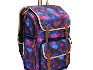 GOgroove Full-Size Camera Backpacks for Photographers (Galaxy) - DSLR Camera Backpack with 15.6 in. Laptop Space