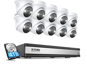 ZOSI 16CH 4K Spotlight Outdoor PoE Security Camera System