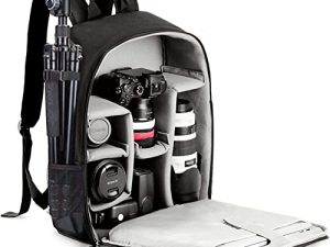 CADeN Camera Backpack Bag with Laptop Compartment 15.6" for DSLR/SLR Mirrorless Camera Waterproof