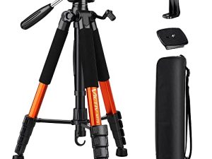VICTIV 74” Camera Tripod for Canon Nikon Sony