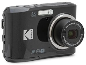 KODAK PIXPRO Friendly Zoom FZ45-BK 16MP Digital Camera with 4X Optical Zoom 27mm Wide Angle and 2.7" LCD Screen (Black)
