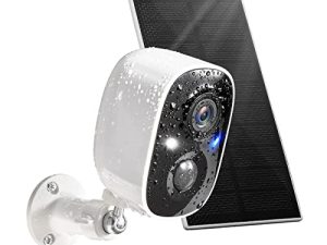 Solar Security Camera Wireless Outdoor with Solar Panel