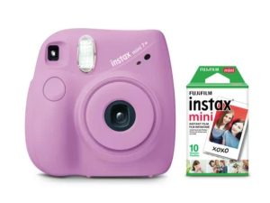 FujiFilm Instax Mini 7+ Lavender Bundle (10 Film Pack)