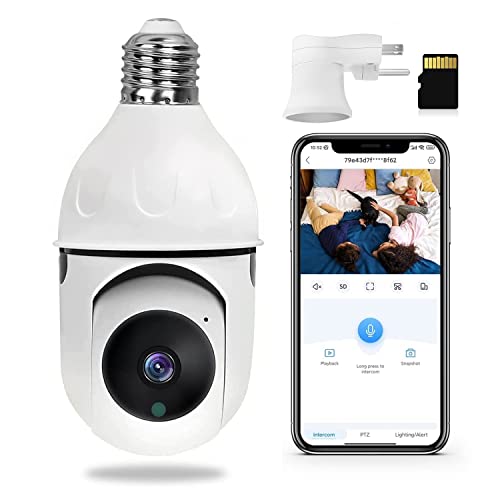 WOOLINK 3MP Light Bulb Camera WOOLINK 3MP Light Bulb Camera