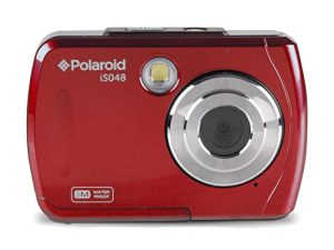 Polaroid IS048 Digital Camera - Small Lightweight Waterproof Instant Sharing 16 MP Digital Portable Handheld Action Camera (Red)
