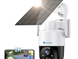 Unilook 2K Solar Security Cameras Wireless Outdoor