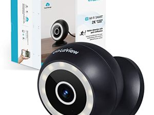 LaView 4MP 2K Security Cameras Outdoor Indoor Wired