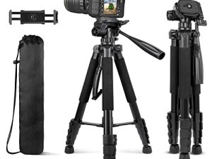 Aureday 74’’ Camera Tripod with Travel Bag