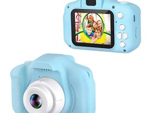 Dartwood 1080p Digital Camera for Kids with 2.0” Color Display Screen & Micro-SD Card Slot for Children - 32GB SD Card Included (Blue)