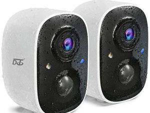 2Pcs Outdoor Camera Wireless