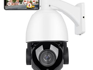 4K 8MP Auto Tracking PTZ Camera with Pan Tilt 20x Optical Zoom