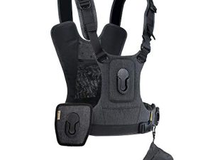 Cotton Carrier G3 Dual Camera Harness for 2 Camera's Gray