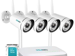 【H.265+Mini DVR】 SOVMIKU Home Security Camera Outdoor Indoor