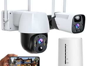 CAMCAMP 4MP Battery Powered Wireless Security Camera System Outdoor 100% Wire-Free