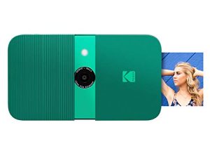 KODAK Smile Instant Print Digital Camera – Slide-Open 10MP Camera w/2x3 ZINK Printer (Green)