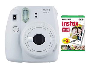 Fujifilm instax Mini 11 Instant Camera (White) Bundle with Fujifilm instax mini Twin Film Pack (20 Exposures)