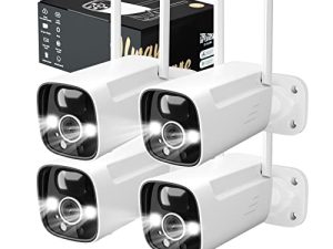 2K Security Cameras Wireless Outdoor with Spotlight